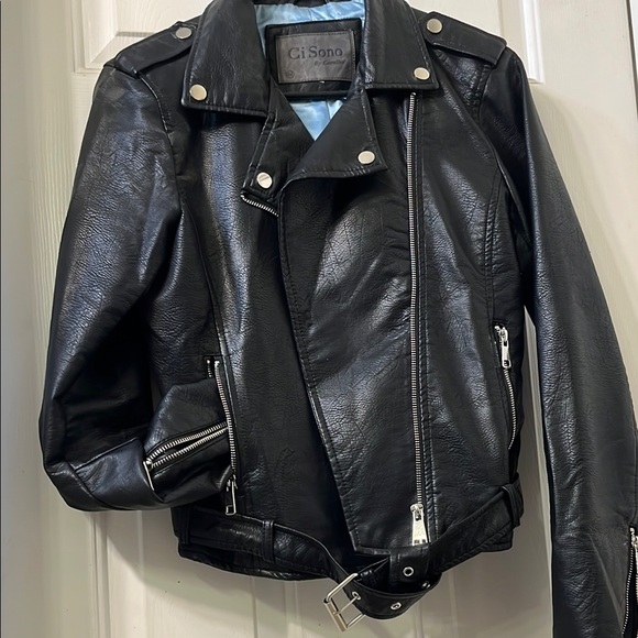 Ci Sono Black Leather Jacket - Picture 4 of 4